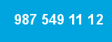 987 549 11 12 987 549 11 12